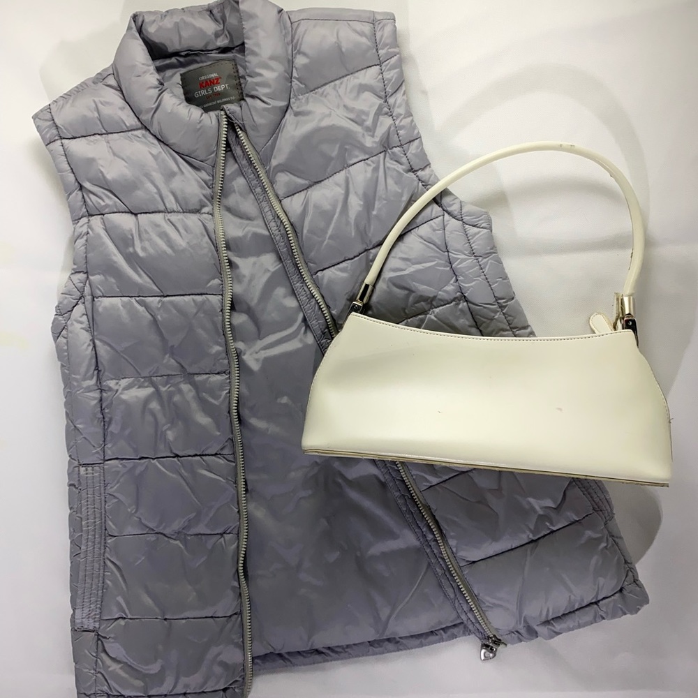 Kids Girls Gray European Vest 12y